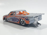 2011 Hot Wheels HW Drag Racers 1998 Chevy Pro Stock Truck Metallic Light Gray Die Cast Toy Race Car Vehicle