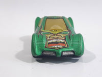 2010 Hot Wheels Race World Cave Sinistra Satin Metallic Green Die Cast Toy Car Vehicle