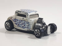 1999 Hot Wheels '32 Ford Roadster Metallic White Die Cast Toy Hot Rod Car Vehicle