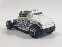 1999 Hot Wheels '32 Ford Roadster Metallic White Die Cast Toy Hot Rod Car Vehicle