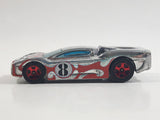 2009 Hot Wheels Track Stars Reverb Chrome Die Cast Toy Car Vehicle