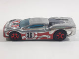 2009 Hot Wheels Track Stars Reverb Chrome Die Cast Toy Car Vehicle