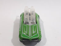 2008 Hot Wheels Web Trading Cars Whip Creamer II Lime Green Die Cast Toy Car Vehicle w/ Sliding Canopy