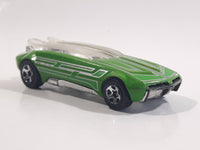 2008 Hot Wheels Web Trading Cars Whip Creamer II Lime Green Die Cast Toy Car Vehicle w/ Sliding Canopy