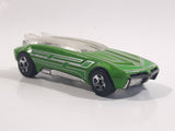 2008 Hot Wheels Web Trading Cars Whip Creamer II Lime Green Die Cast Toy Car Vehicle w/ Sliding Canopy