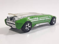 2008 Hot Wheels Web Trading Cars Whip Creamer II Lime Green Die Cast Toy Car Vehicle w/ Sliding Canopy