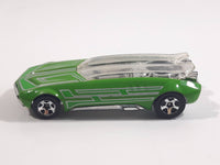 2008 Hot Wheels Web Trading Cars Whip Creamer II Lime Green Die Cast Toy Car Vehicle w/ Sliding Canopy