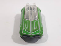 2008 Hot Wheels Web Trading Cars Whip Creamer II Lime Green Die Cast Toy Car Vehicle w/ Sliding Canopy