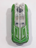 2008 Hot Wheels Web Trading Cars Whip Creamer II Lime Green Die Cast Toy Car Vehicle w/ Sliding Canopy