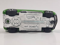 2008 Hot Wheels Web Trading Cars Whip Creamer II Lime Green Die Cast Toy Car Vehicle w/ Sliding Canopy