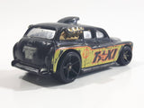 2009 Hot Wheels HW City Works Cockney Cab II Taxi Black Die Cast Toy Car Vehicle