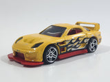 2013 Hot Wheels Police Pursuit 24 / Seven Yellow Die Cast Toy Car Vehicle