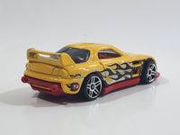 2013 Hot Wheels Police Pursuit 24 / Seven Yellow Die Cast Toy Car Vehicle