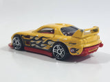 2013 Hot Wheels Police Pursuit 24 / Seven Yellow Die Cast Toy Car Vehicle