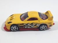 2013 Hot Wheels Police Pursuit 24 / Seven Yellow Die Cast Toy Car Vehicle