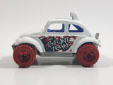 2015 Hot Wheels Stunt Devil Baja Bug Stunt Team White Die Cast Toy Car Vehicle