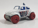 2015 Hot Wheels Stunt Devil Baja Bug Stunt Team White Die Cast Toy Car Vehicle