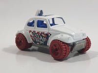 2015 Hot Wheels Stunt Devil Baja Bug Stunt Team White Die Cast Toy Car Vehicle