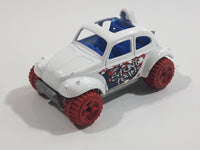 2015 Hot Wheels Stunt Devil Baja Bug Stunt Team White Die Cast Toy Car Vehicle