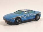 2001 Hot Wheels City Service '93 Warner Oldsmobile Aurora #54 Police Cops Blue Die Cast Toy Car Vehicle