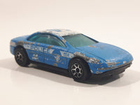 2001 Hot Wheels City Service '93 Warner Oldsmobile Aurora #54 Police Cops Blue Die Cast Toy Car Vehicle