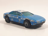 2001 Hot Wheels City Service '93 Warner Oldsmobile Aurora #54 Police Cops Blue Die Cast Toy Car Vehicle