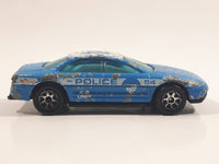 2001 Hot Wheels City Service '93 Warner Oldsmobile Aurora #54 Police Cops Blue Die Cast Toy Car Vehicle