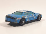 2001 Hot Wheels City Service '93 Warner Oldsmobile Aurora #54 Police Cops Blue Die Cast Toy Car Vehicle