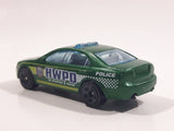 2013 Hot Wheels Police Pursuit Ford Fusion HWPD Police Metalflake Green Die Cast Toy Car Cop Law Enforcement Vehicle