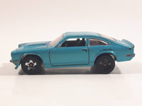 2009 Hot Wheels Custom V-8 Vega Turquoise Blue Die Cast Toy Muscle Car Vehicle