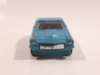 2009 Hot Wheels Custom V-8 Vega Turquoise Blue Die Cast Toy Muscle Car Vehicle