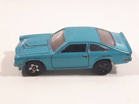 2009 Hot Wheels Custom V-8 Vega Turquoise Blue Die Cast Toy Muscle Car Vehicle