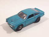 2009 Hot Wheels Custom V-8 Vega Turquoise Blue Die Cast Toy Muscle Car Vehicle