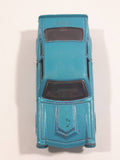 2009 Hot Wheels Custom V-8 Vega Turquoise Blue Die Cast Toy Muscle Car Vehicle