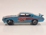 2013 Hot Wheels HW Showroom - HW Performance '70 Pontiac GTO Judge Light Blue Die Cast Toy Car Vehicle