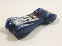 2002 Hot Wheels Masters of the Universe He-Man Phantastique Skeletor Metalflake Dark Blue Die Cast Toy Car Vehicle