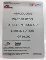 1993 Racing Champions Hardee's Racing #2 Ward Burton Hardee's Fresh Fried Chicken Mello Yello Chevy Lumina Dark Blue Die Cast Toy Race Car Vehicle with Collector Card and Display Stand - New in Package Sealed