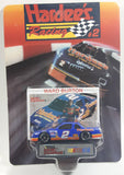 1993 Racing Champions Hardee's Racing #2 Ward Burton Hardee's Fresh Fried Chicken Mello Yello Chevy Lumina Dark Blue Die Cast Toy Race Car Vehicle with Collector Card and Display Stand - New in Package Sealed