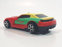 2016 Hot Wheels DC Comics Batman's Robin Red Yellow Green Plastic Pullback Motorized Friction Toy Car Vehicle McDonald's Happy Meal