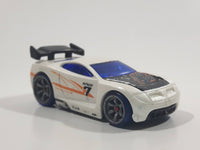 Rare 2005 Hot Wheels AcceleRacers Teku Power Rage White #7 Plastic Body Die Cast Toy Car Vehicle