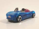 1997 Hot Wheels Phantom Racers Power Pipes Clear Blue Plastic Body Die Cast Toy Car Vehicle