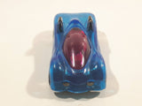 1997 Hot Wheels Phantom Racers Power Pipes Clear Blue Plastic Body Die Cast Toy Car Vehicle