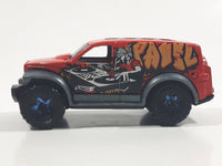 2015 Hot Wheels Graffiti Rides Power Panel Red Die Cast Toy Car Vehicle