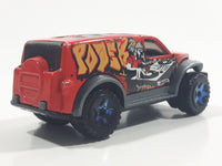 2015 Hot Wheels Graffiti Rides Power Panel Red Die Cast Toy Car Vehicle