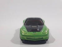 2009 Hot Wheels Faster Than Ever '09 Corvette ZR1 Metallic Green Die Cast Toy Car Vehicle