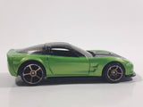 2009 Hot Wheels Faster Than Ever '09 Corvette ZR1 Metallic Green Die Cast Toy Car Vehicle