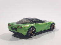 2009 Hot Wheels Faster Than Ever '09 Corvette ZR1 Metallic Green Die Cast Toy Car Vehicle