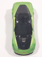 2009 Hot Wheels Faster Than Ever '09 Corvette ZR1 Metallic Green Die Cast Toy Car Vehicle