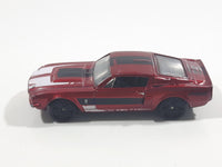 2011 Hot Wheels Muscle Mania '67 Shelby GT500 Metallic Red Die Cast Toy Muscle Car Vehicle