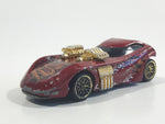 2001 Hot Wheels Extreme Sports Twin Mill II Dark Red Die Cast Toy Car Vehicle